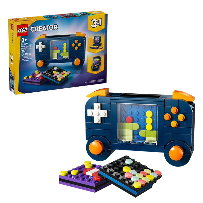 Retro Gaming Table - LEGO Creator 3in1 Building Blocks LG-31380