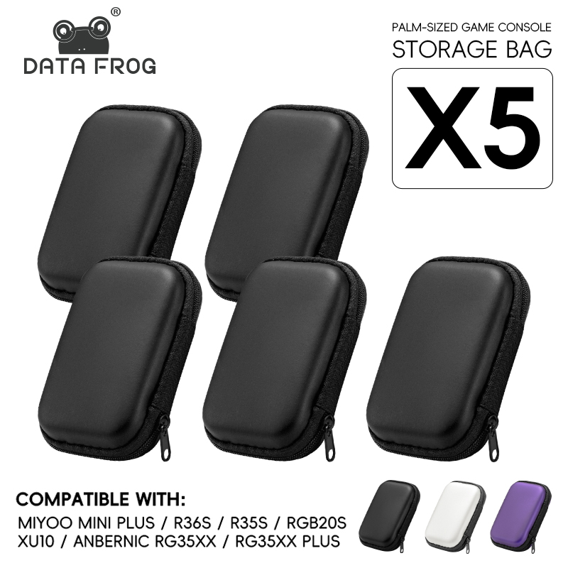Retro Handheld Console - Data Frog 5Pcs Portable Storage Bag