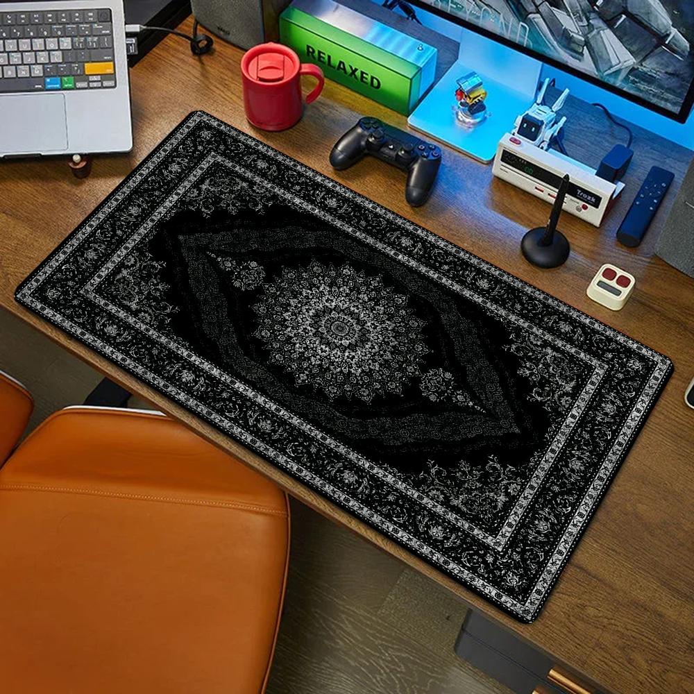 Retro Gaming Table - New Black Persian Carpet Mysterious Retro