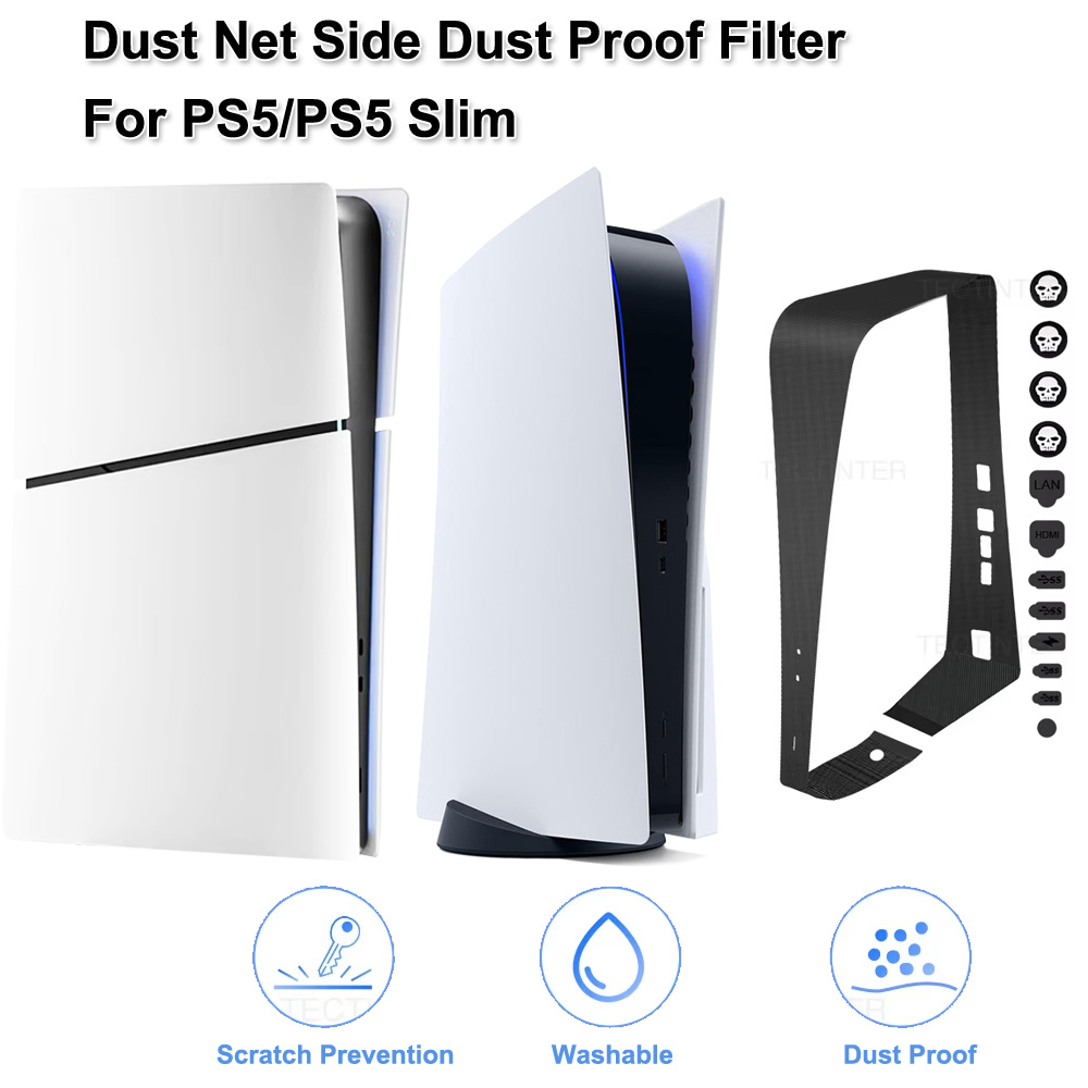 Console Dust Cover - For PS5 Slim Disc/Digital Console Dust