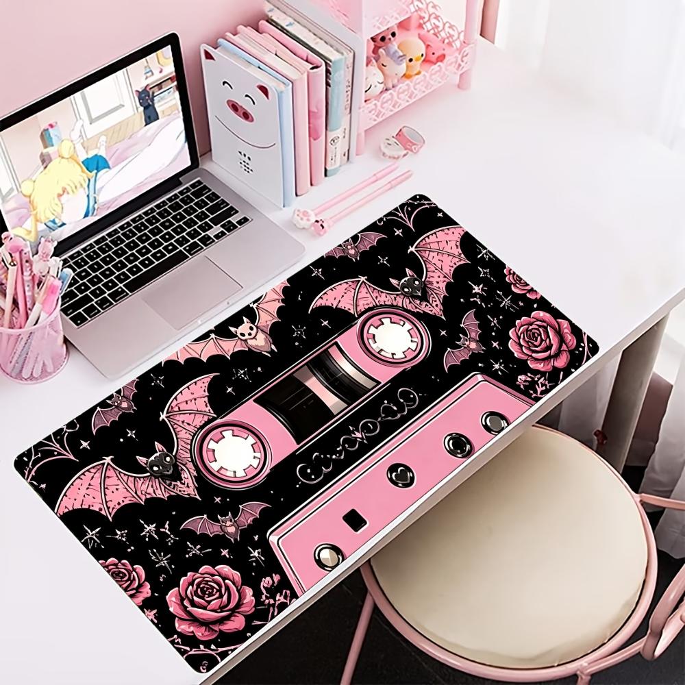 Pink Retro Cassette Tape Large - Retro Gaming Keyboard ulasan dan harga
