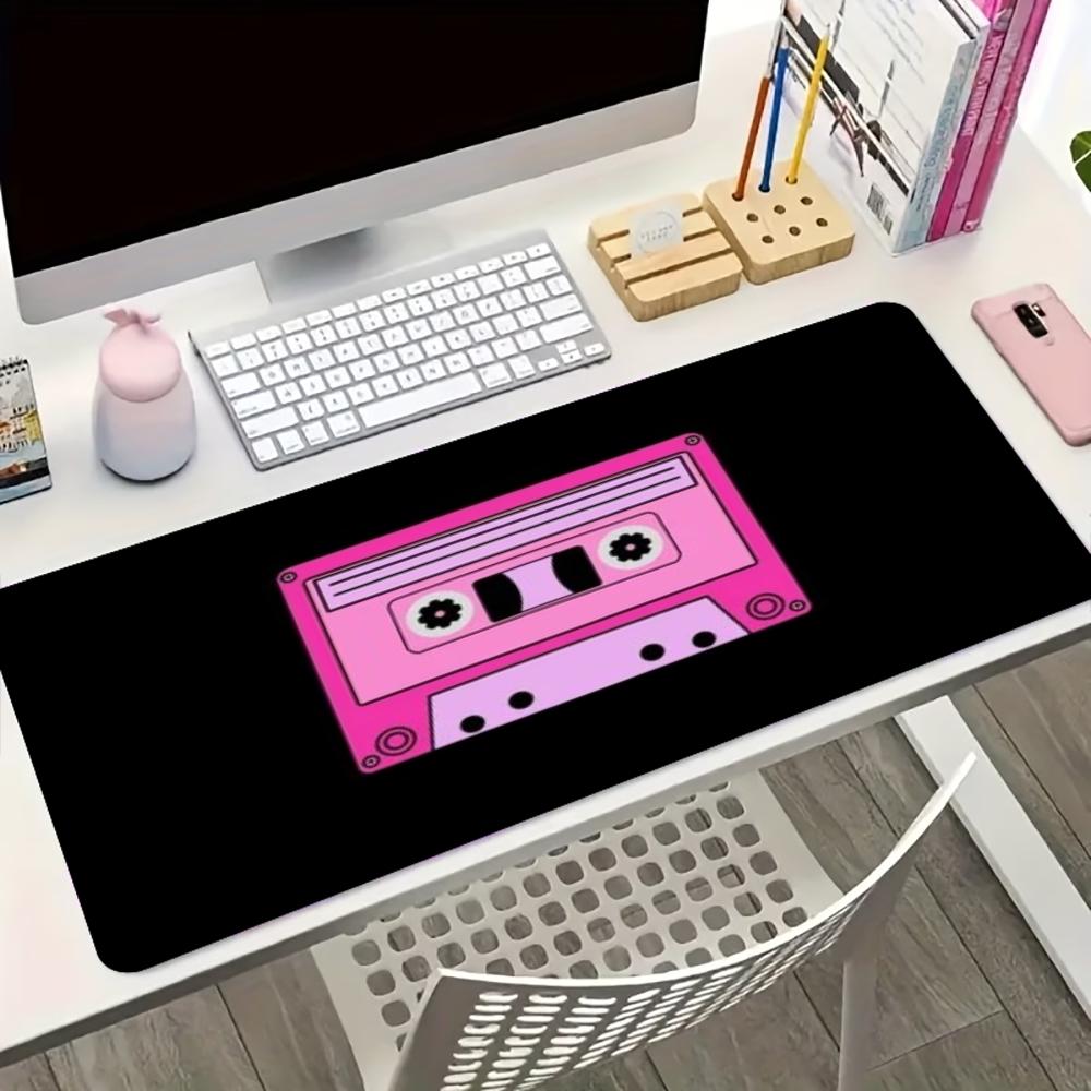 Pink Retro Cassette Tape Large - Retro Gaming Keyboard ulasan dan harga