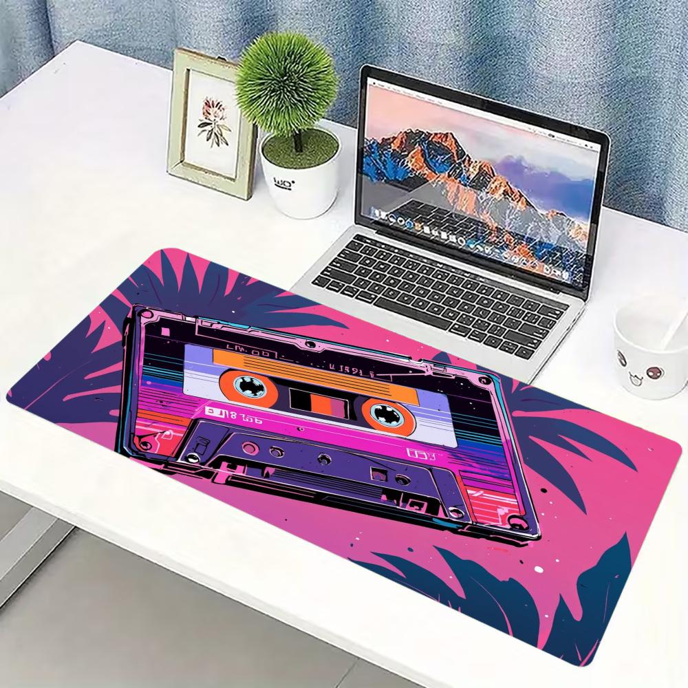 Pink Retro Cassette Tape Large - Retro Gaming Keyboard ulasan dan harga