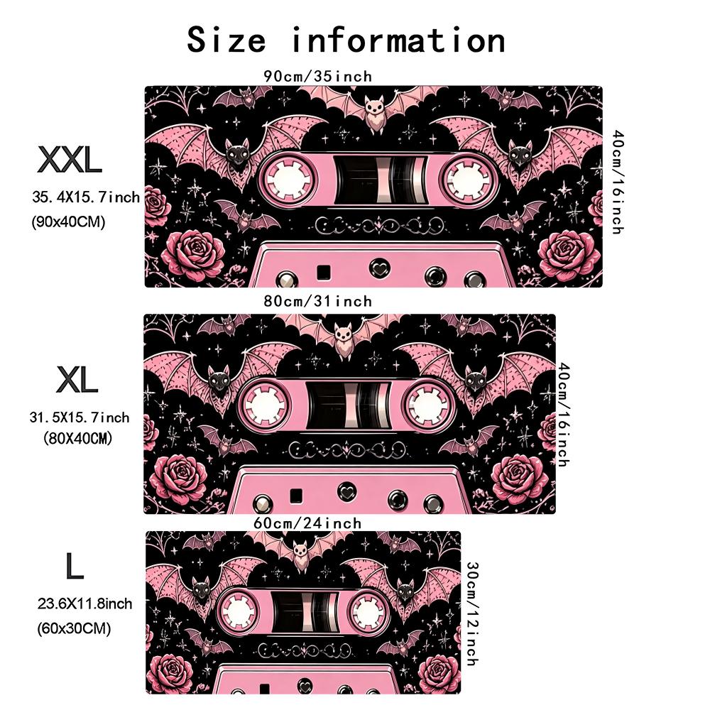 Pink Retro Cassette Tape Large - Retro Gaming Keyboard ulasan dan harga