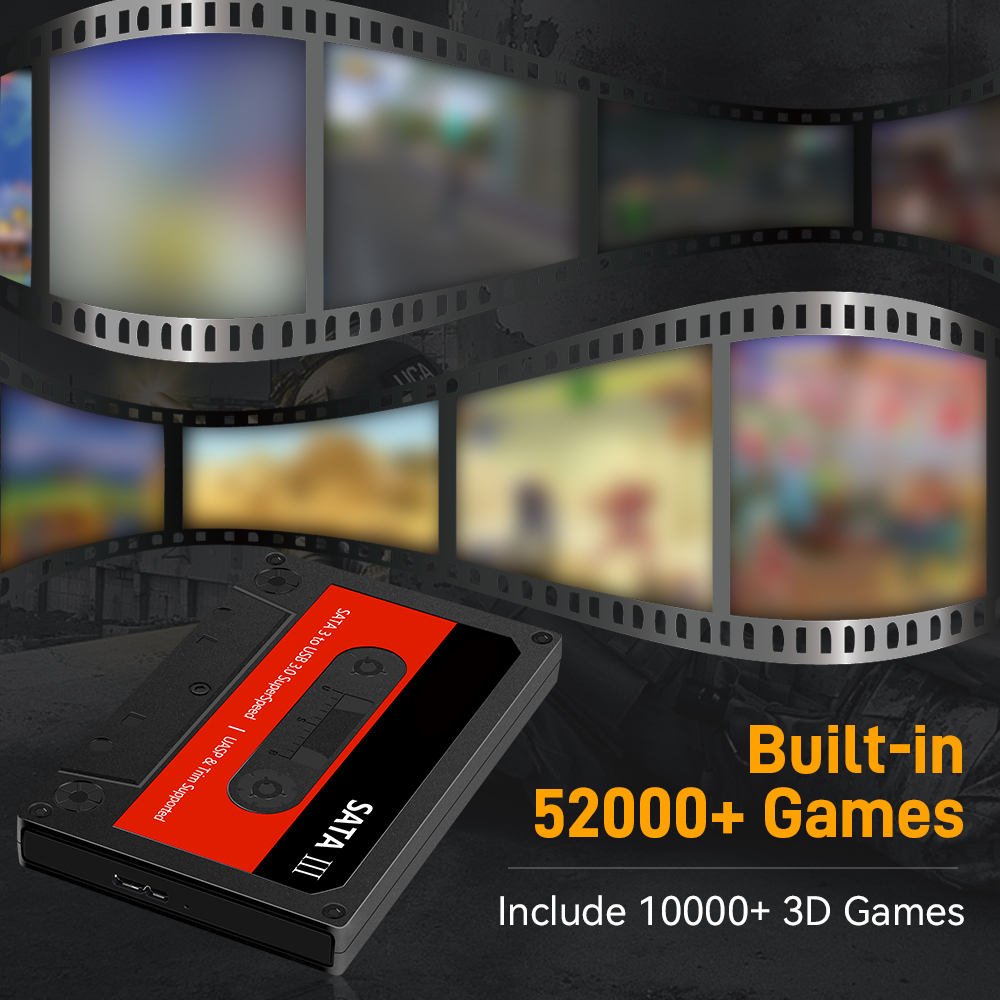 Batocera 500G/2T Emulator Game - Retro Gaming Hdd ulasan dan harga