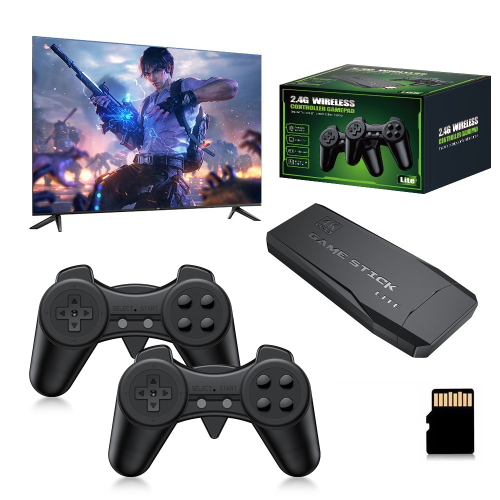 Portable 4K Retro Game Stick C - Retro Gaming Com ulasan dan harga