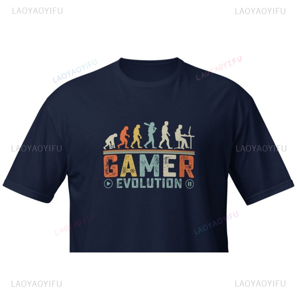 Gamer Evolution T-Shirt Retro  - Retro Gaming Gift Ideas ulasan dan harga