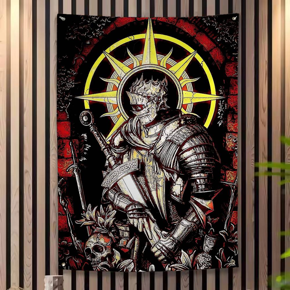 1pc DARK SOULS GAME Retro Flag - Retro Gaming Banner ulasan dan harga