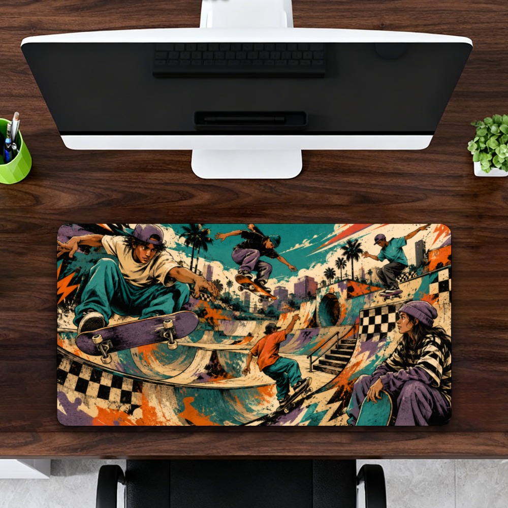 Cool street skateboarding park - Retro Gaming Keyboard ulasan dan harga