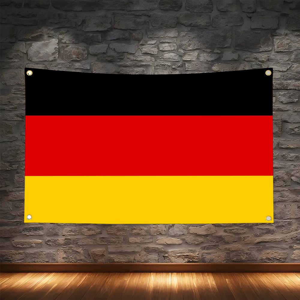 1PC Famous Germany Flags Retro - Retro Gaming Banner ulasan dan harga