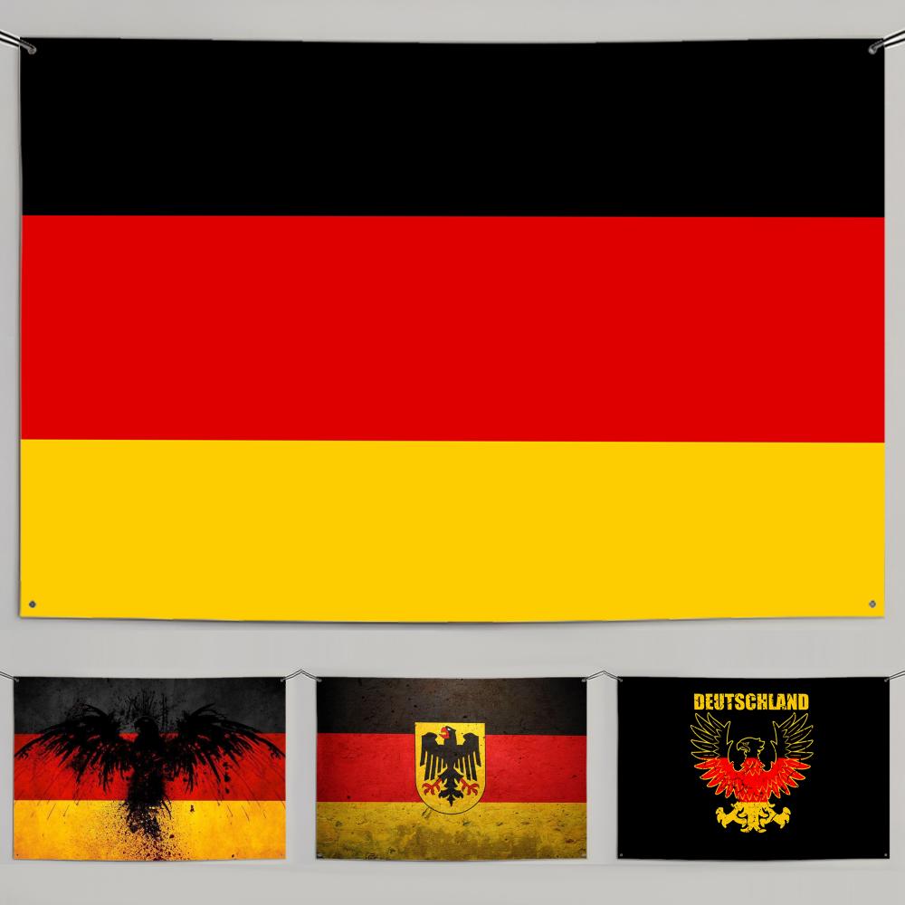 1PC Famous Germany Flags Retro - Retro Gaming Banner ulasan dan harga