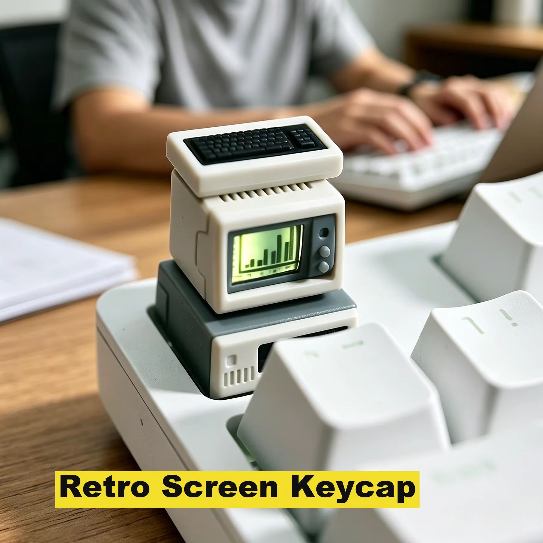 Retro Computer Keycap Backlit  - Retro Gaming Keyboard ulasan dan harga