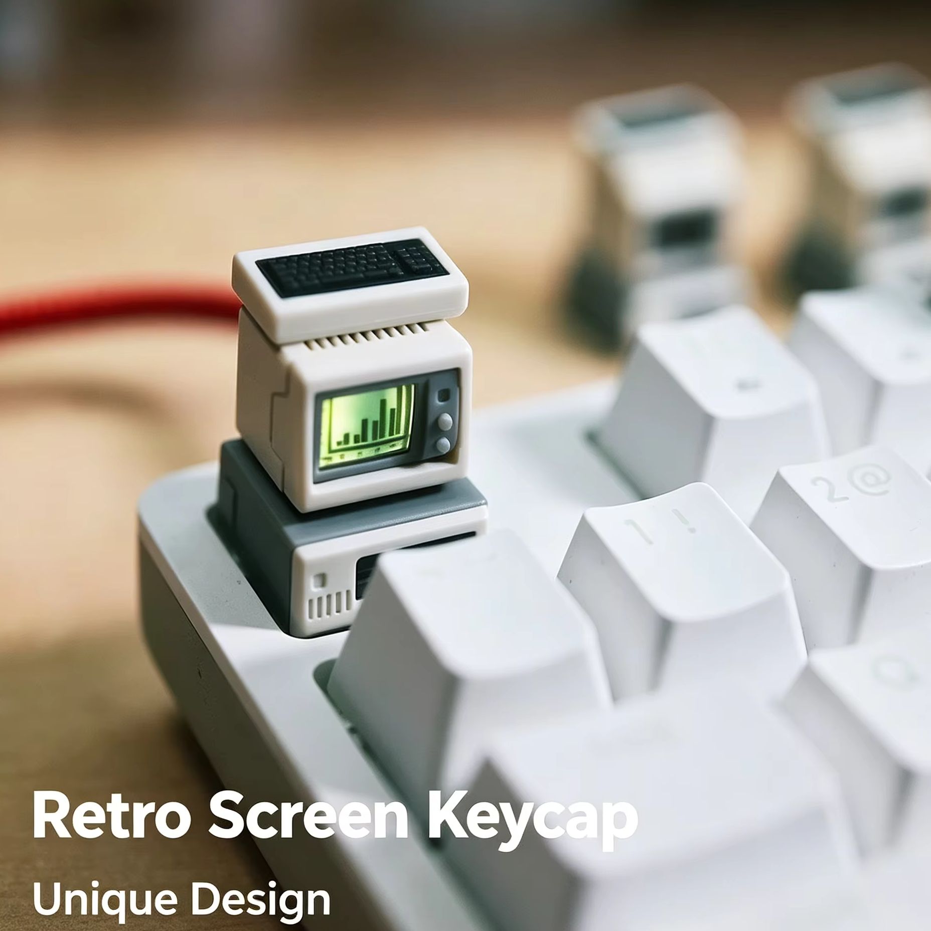 Retro Computer Keycap Backlit  - Retro Gaming Keyboard ulasan dan harga