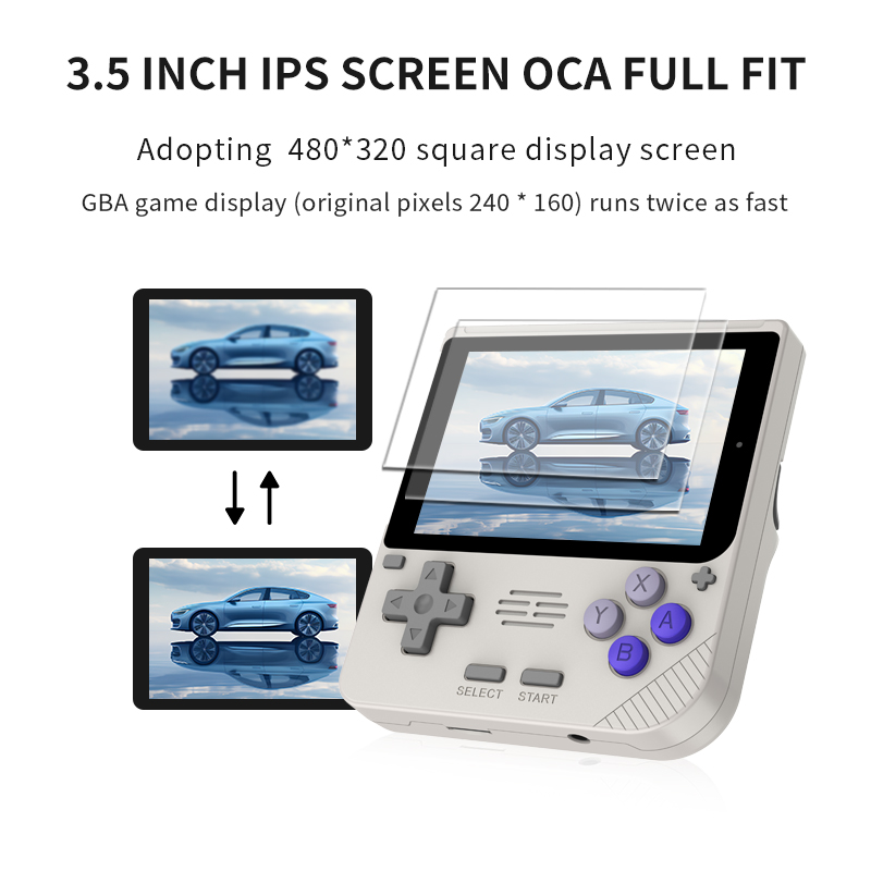 POWKIDDY V10 3.5-Inch IPS Oca  - Retro Gaming Gif ulasan dan harga