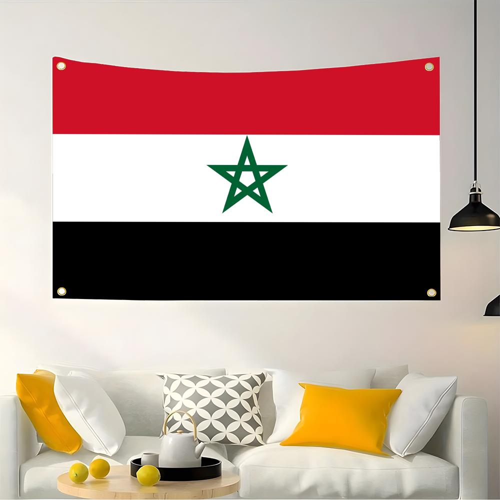 1PC Classic Morocco Flags Retr - Retro Gaming Banner ulasan dan harga