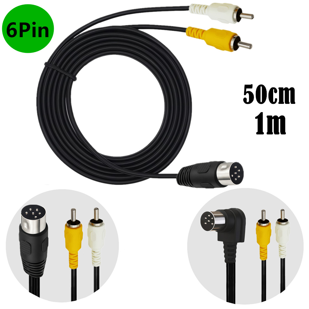 Composite AV Signal Cable DIN  - Retro Gaming Cable ulasan dan harga