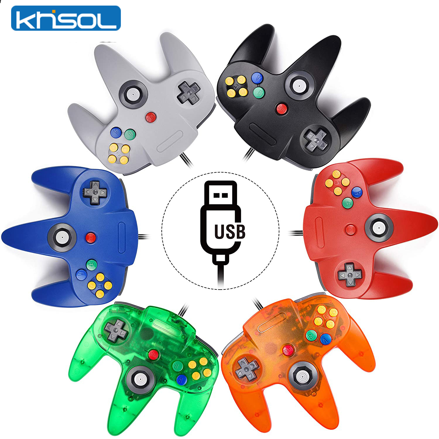 N64 Controller Classic USB Wir - Retro Gaming Com ulasan dan harga