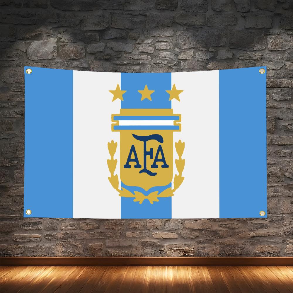 1PC Famous Argentina Flags Ret - Retro Gaming Banner ulasan dan harga