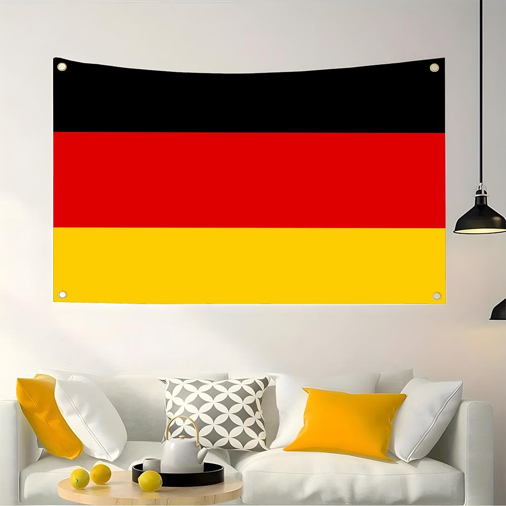 1PC Famous Germany Flags Retro - Retro Gaming Banner ulasan dan harga