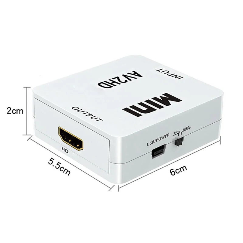 1080P Mini AV To HDMI Converte - Retro Gaming And Projector ulasan dan harga