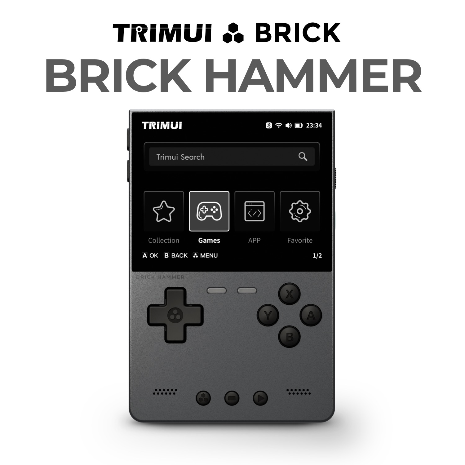 Metal Body Trimui Brick Hammer - Retro Gaming Gif ulasan dan harga