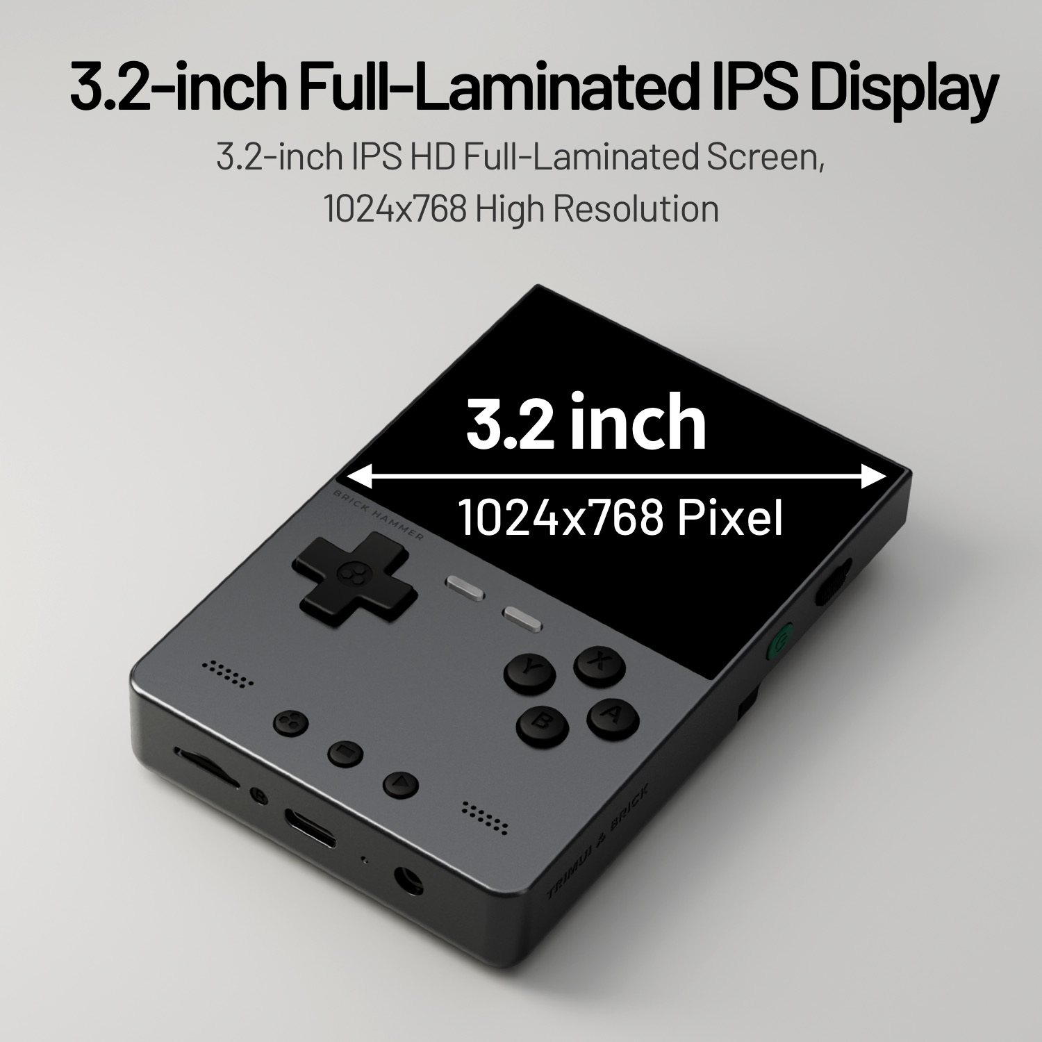 Metal Body Trimui Brick Hammer - Retro Gaming Gif ulasan dan harga