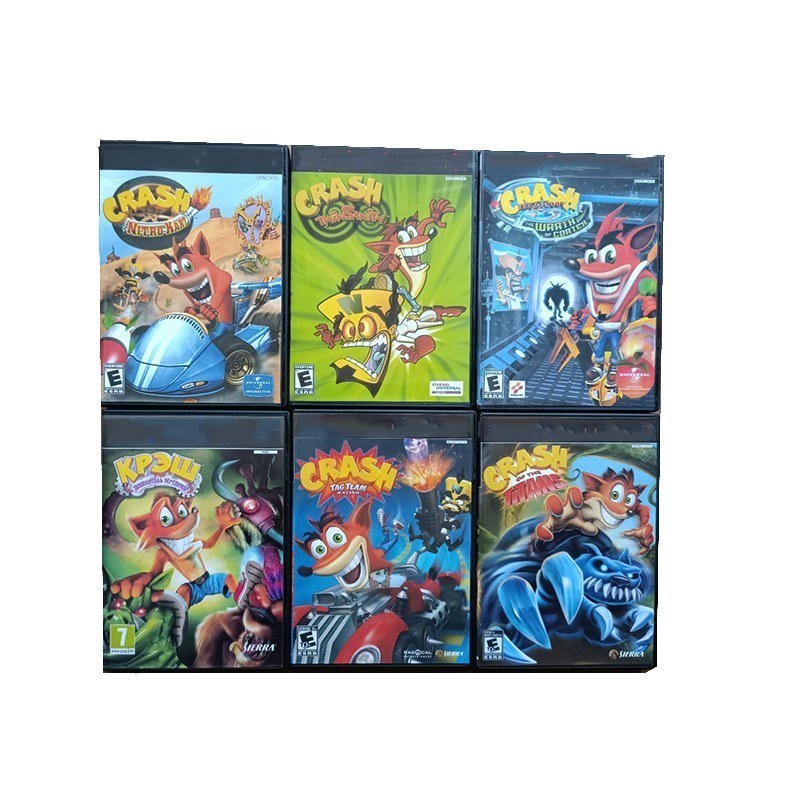 PS2 Copy Game Disc Crash Bandi - Retro Gaming Video ulasan dan harga